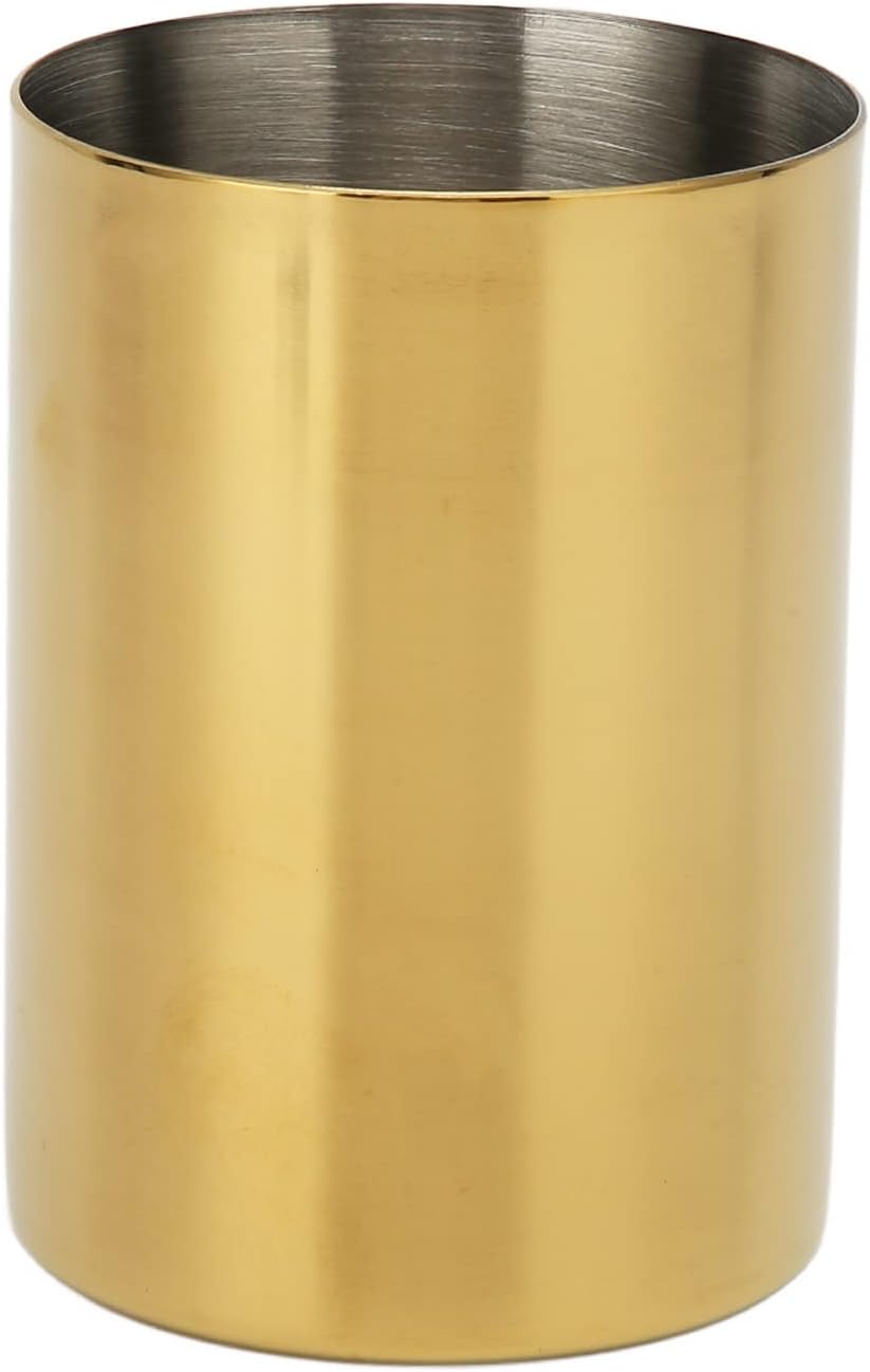 Coffee Dosing Cup, Stainless Steel Universal Coffee Powder Feeder Cup, Coffee Machine Accessories for Grinder (Gold)
