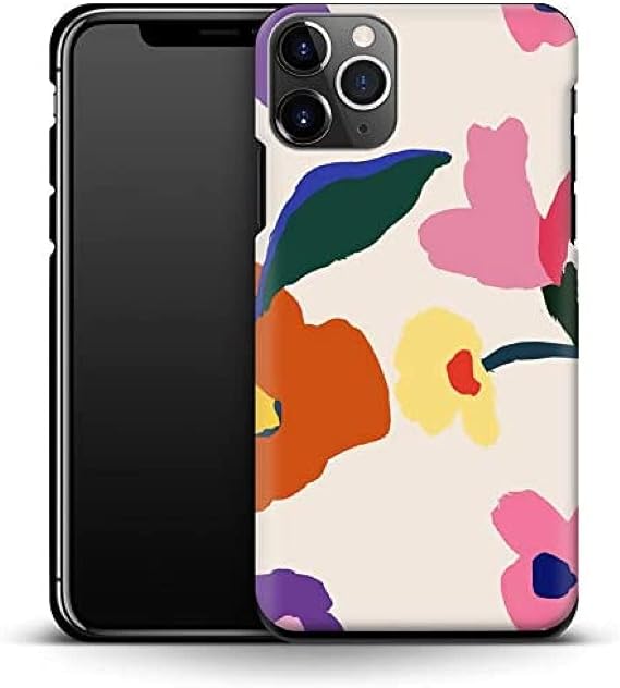 caseable Apple iPhone 11 Pro Mobile Phone Case - Premium Protective Case with Shock-Absorbing Inner Layer & Scratch-Resistant Surface - Colourful Design & All-Round Print - Handpainted Blooms - Floral
