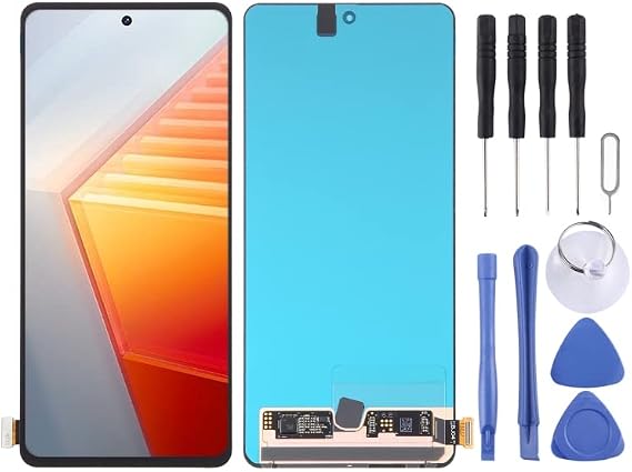 Screen Replacement AMOLED Material LCD Screen for vivo iQOO 10 with Digitizer Full Assembly Repair