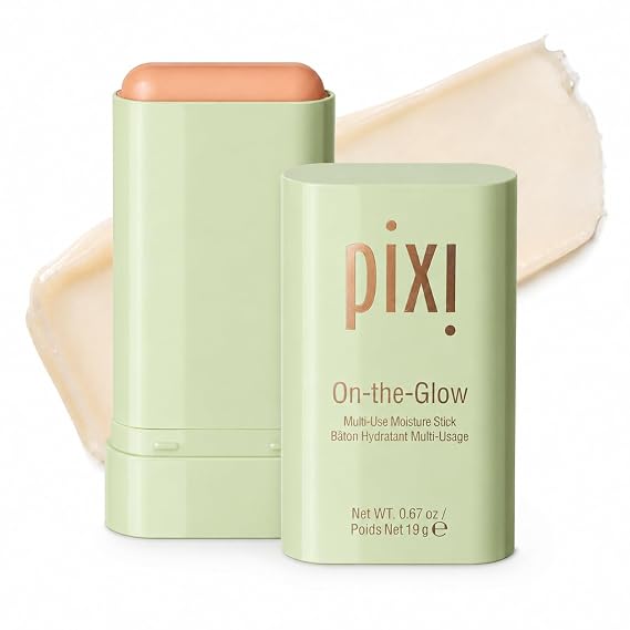 Pixi Beauty On-the-Glow | Colorless Solid Moisturizer Stick | Multi-Use Moisturizer | Travel-Friendly Hydration Anywhere You Go | 0.67 Oz