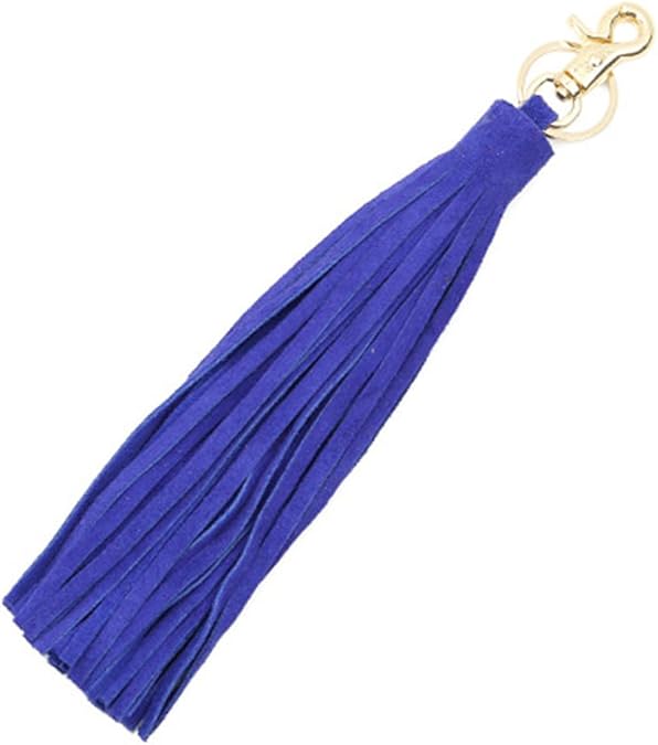 Leather Tassel Bag Charm