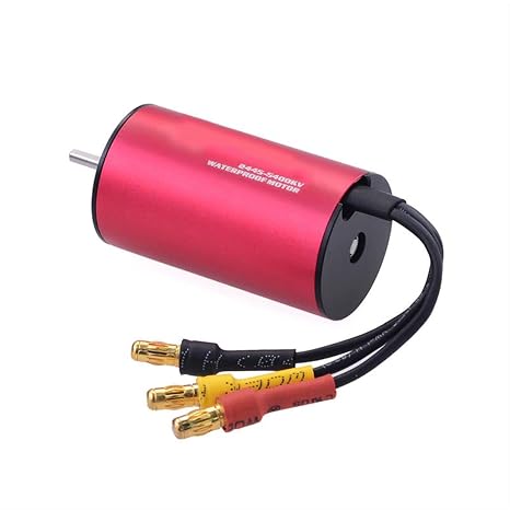 for Surpass Hobby 2030 2040 2445 2435 3650 2S 3S Brushless Waterproof Motor 4500/6500/7200kv for 1/10 1/16 1/18 1/20 1/24 Rc Car (Color : 2030 4500kv)