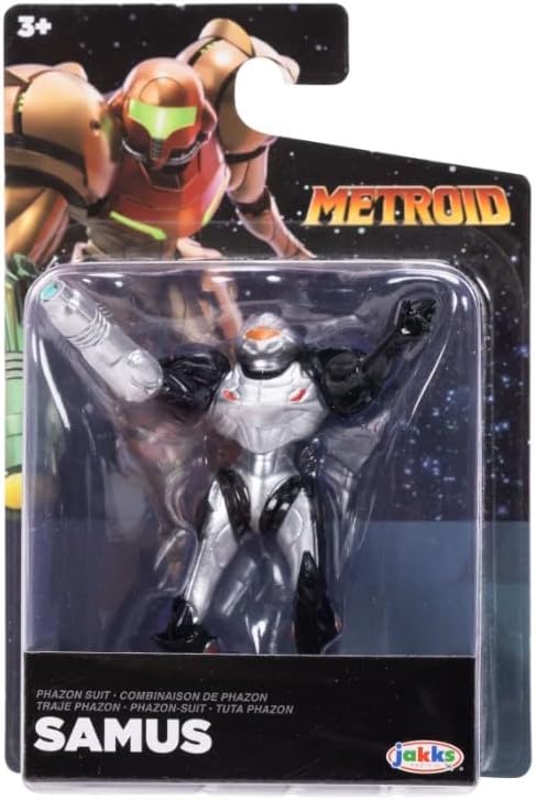 Super Mario Metroid Prime Phazon Suit Samus 2.5 Inch Action Figure