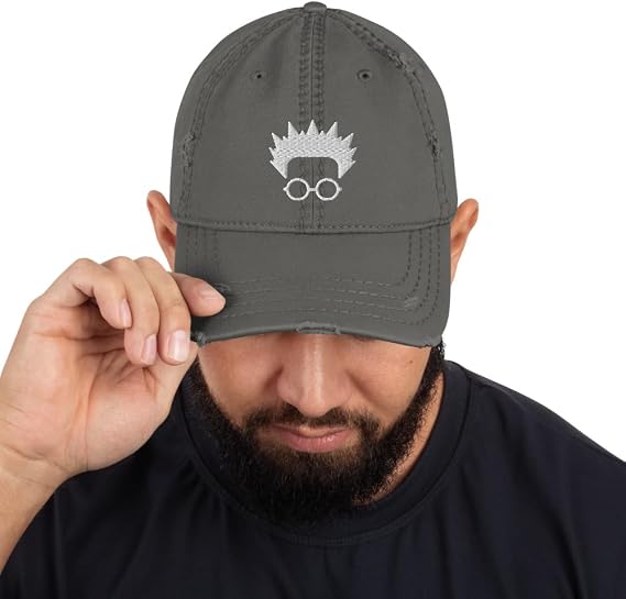 Nerd Focus Distressed Hat