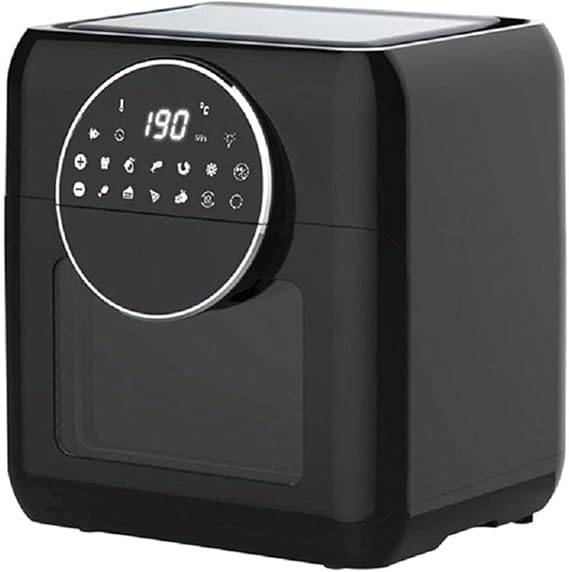 Household Air Fryer, Air Fryer 10L Oven Oilless Cooker LED Digital Touchscreen 360 Cycle Heating Nonstick Basket Replace Deep Fryer Efficency