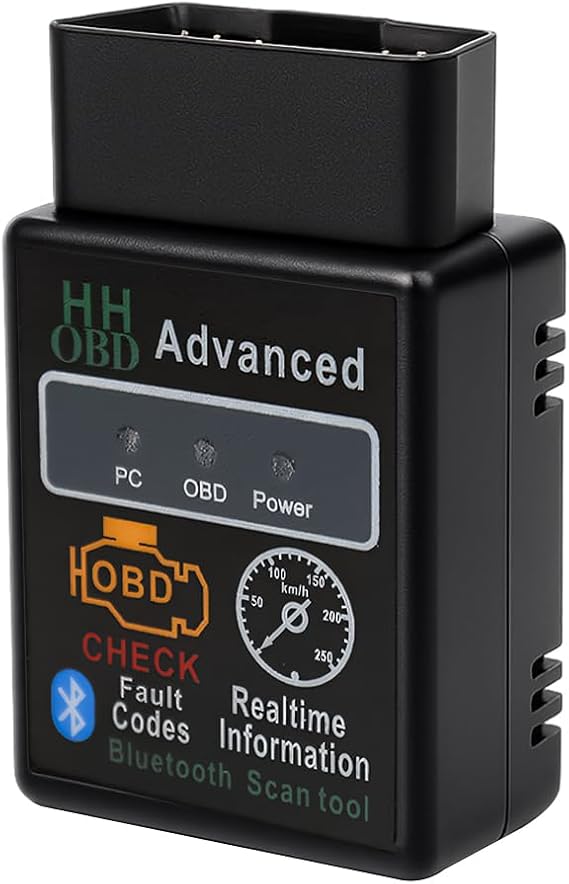 Bluetooth Car OBD2 Scanner, Wireless OBDII Vehicle All System Diagnostic Scan Tool, Automotive Check Engine Fault Code Reader Adapter, Universal for SUV Automobile Truck