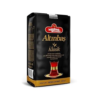 Hanabade Altinbas Golden Tips Turkish Black Tea Premium Gourmet Loose Leaf Black Tea Strong Tea Buds, Rich Aroma & Deep Color 500g (17.6 oz)
