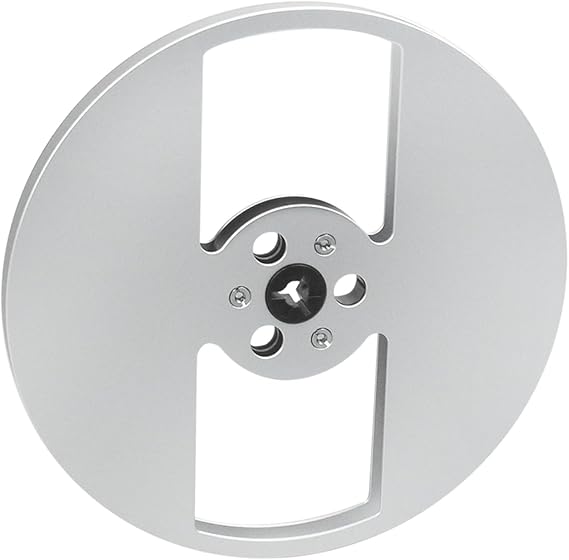 1/4 7inch Empty Reel for Reel to Reel Tape Recorders for Open Reel Sound Deck, Aluminum Alloy Reel