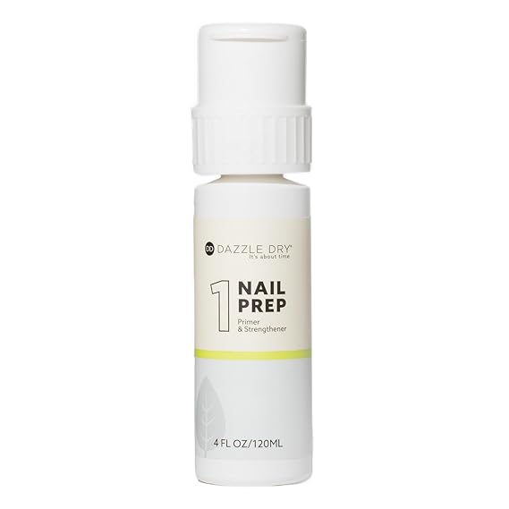 Dazzle Dry Nail Prep, Step 1 Non-Toxic Primer & Strengthener (4 fl oz)