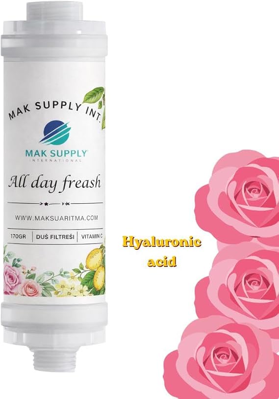 mak supply Duş Filtresi (Hyaluronik Asit) Gül Parfümlü