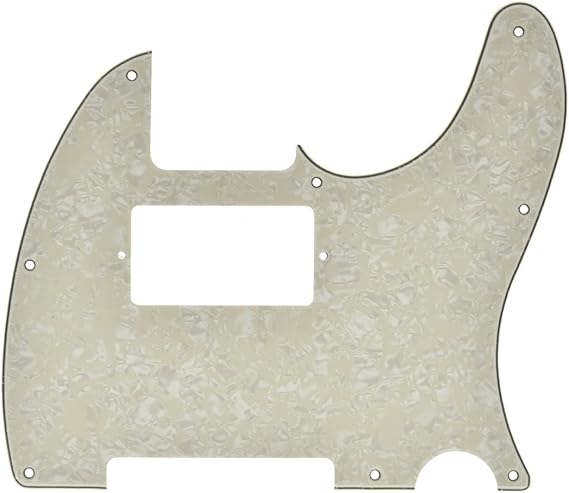 Dopro 8 Hole Tele Guitar Humbucker Pick Guard for USA/Mexican FD Telecaster Aged Pearl