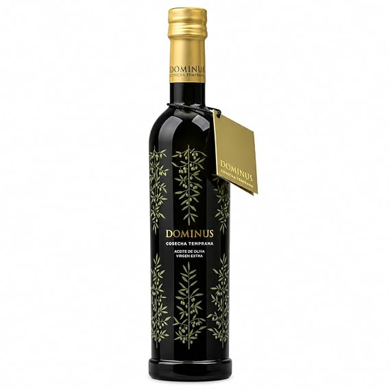 Dominus Early Harvest Extra Virgin Olive Oil | High Polyphenol Olive Oil | Olive Oil for Gourmet Cooking & Health, 500 mL
