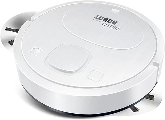 Robot Vacuum and Mop, Vacuum Robot mop Advanced Obstacle Avoidance, Aspiradora Robot Slim Design, Ideal for Pet Hair, Hard Floor,Carpet(White)-SD-8029