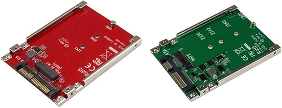 M.2 PCI-e NVMe to U.2 Adapter and M.2 SATA SSD to 2.5in SATA Adapter Bundle