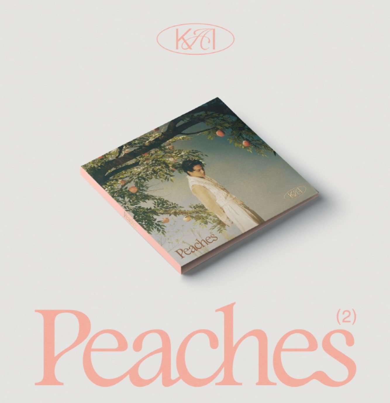 EXO KAI Peaches 2nd Mini Album ContentsFolding Poster on PackPhotobookPhotoCardTracking Kpop Sealed DIGIPACK