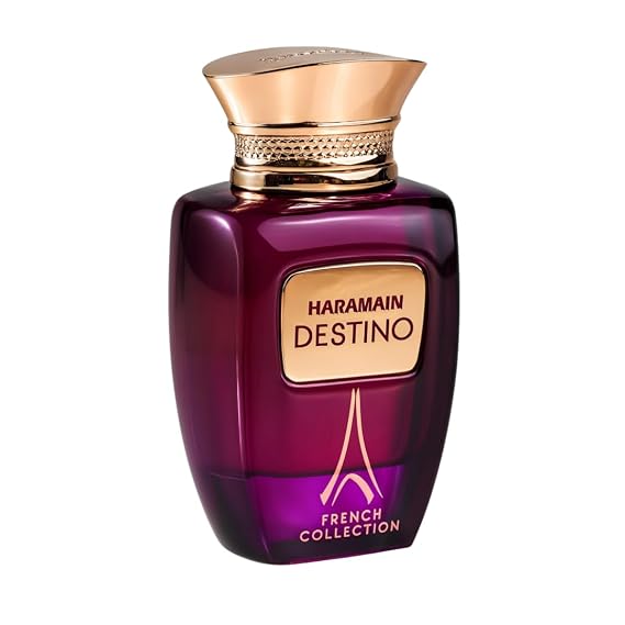 Al Haramain Destino French Collection - Arabian Perfume for Women and Men - Unisex Perfume - Long Lasting Perfume for Men and Women - 3.33 oz
