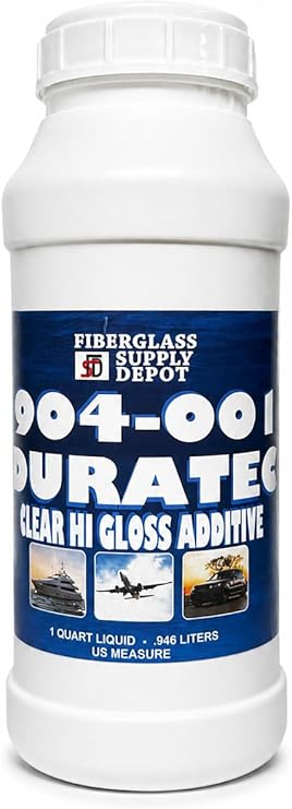 904-001 Duratec Clear Hi-Gloss Additive for Gelcoat (Quart)