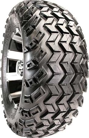 Sahara Classic All Terrain 20 Inch Golf Cart Tire | 4-Ply | Lift Kit Required | Directional Tread | Universal Fitment with 10 inch Wheels - 20x10-10