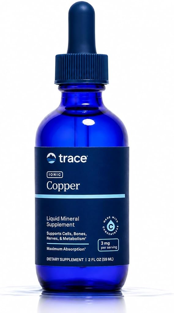Trace Minerals Copper Supplement Drops 3mg, 59ml, 48 Servings