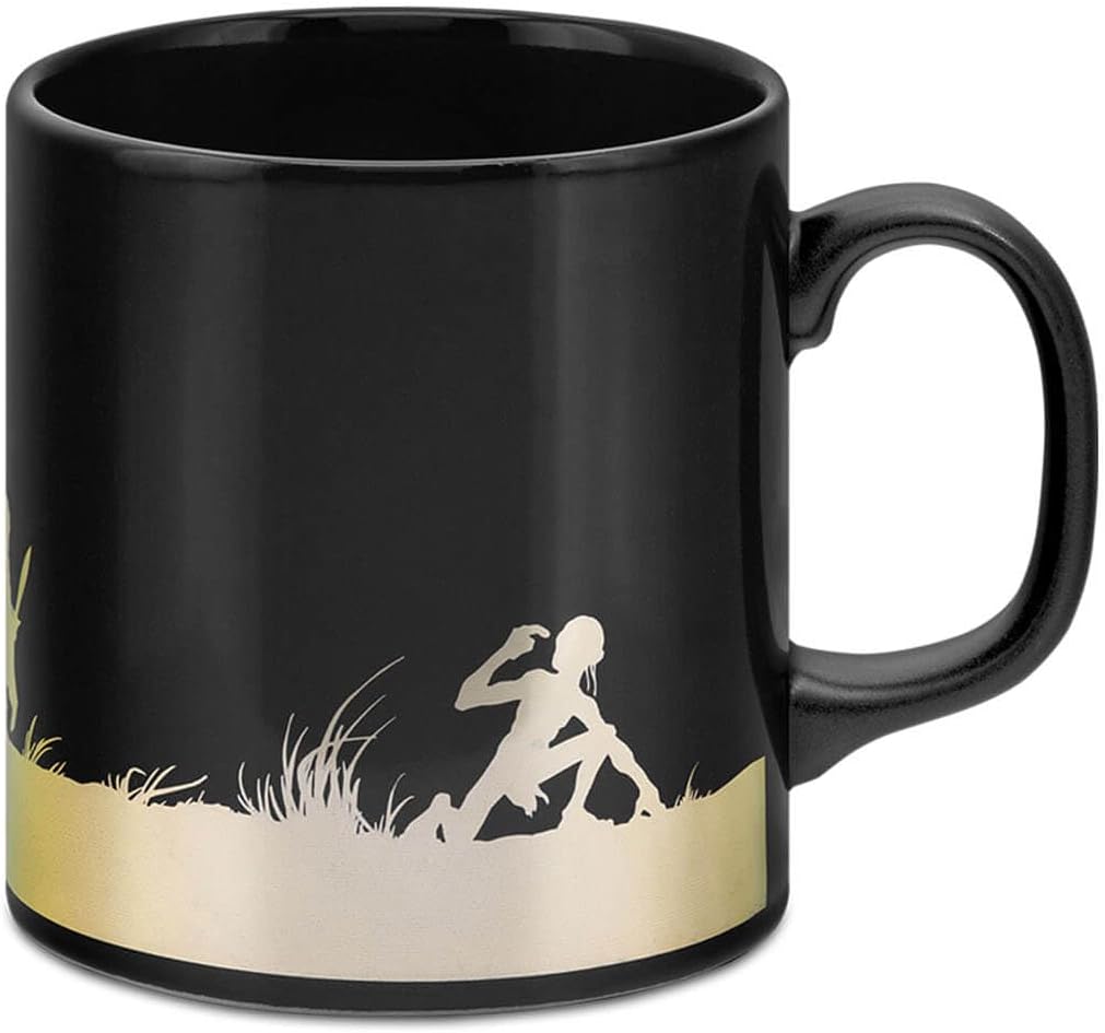 Lisanslı The Lord of the Rings Black Journey Seramik Kupa, 330 cc, Siyah