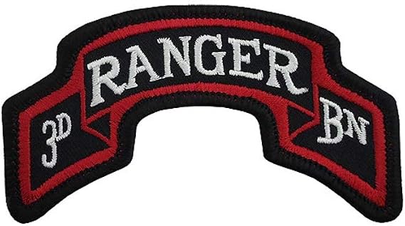 75th Ranger Regiment 3rd Battalion AGSU Color Scroll Patch (3rd Bn)