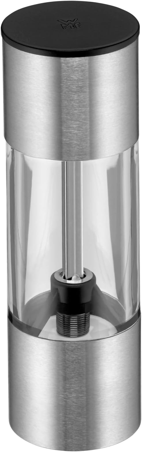 WMF Mini Tuz ve Karabiber Değirmeni, 11 cm, Seramik Öğütme Mekanizmalı, Cam Hazneli, Cromargan® Yüksek Kaliteli Paslanmaz Çelik