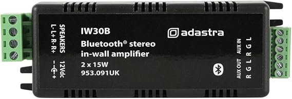 Adastra | Ceiling Or Wall Bluetooth Stereo Amplifier | 2 x 15W