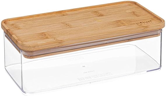 5five – Storage Container Rectangular Bamboo Lid ESKE 1 L