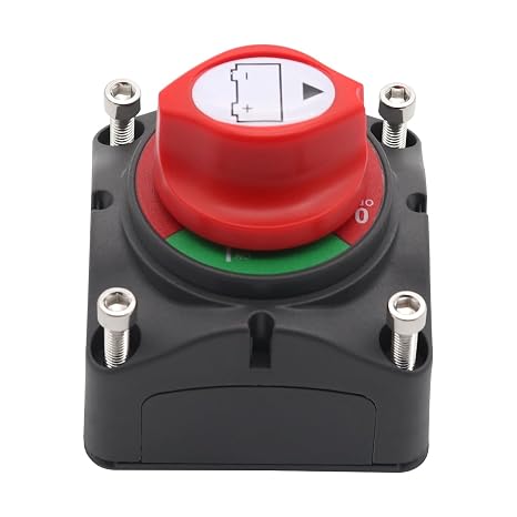Battery Switch Power Cut Master Switch Disconnect Isolator (On/Off) | for Car Vehicle RV Boat 12-48V