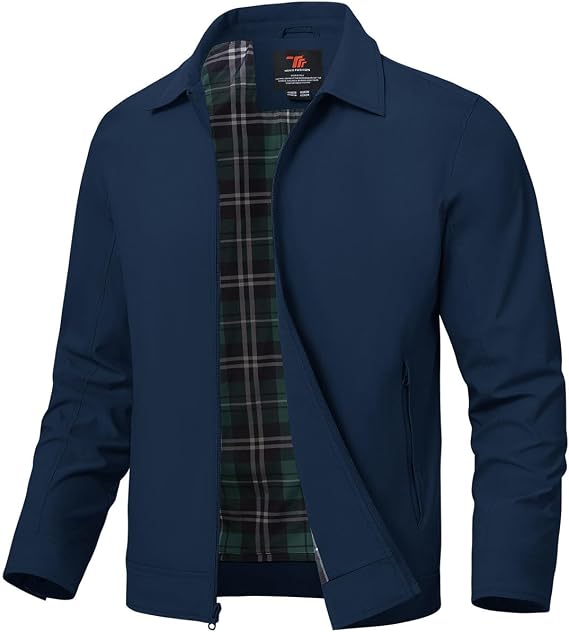 YSENTO Herren Jacke Bomberjacke Sommer Leichte Übergangsjacke Fliegerjacke Windbreaker Blouson Jacke