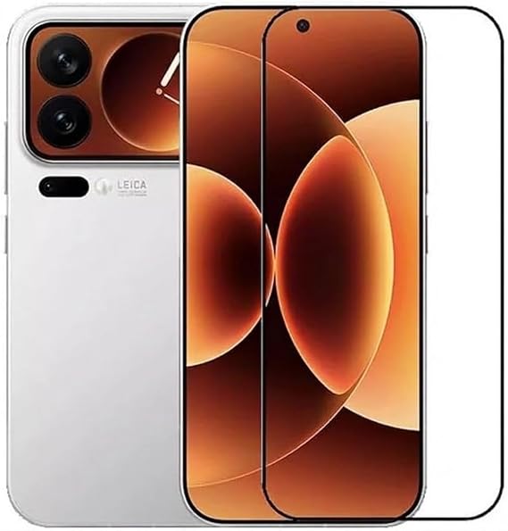 Xiaomi Mi 17 Pro Max ile Uyumlu Tam Kaplayan Temperli Antistatik Cam Siyah Vnka Mi 17 Pro Max ile Uyumlu Ekran Koruyucu