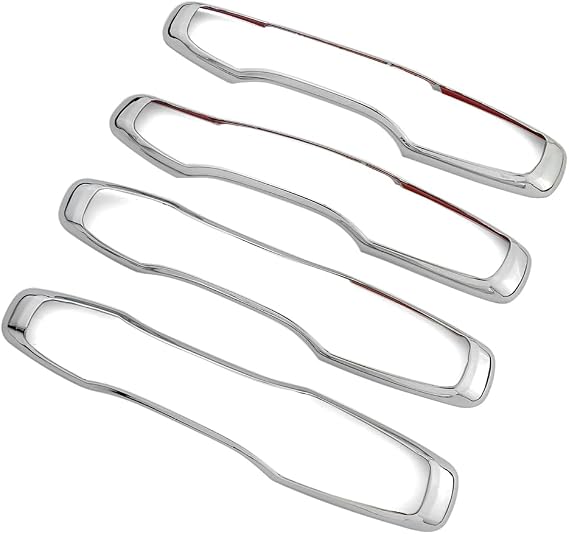 Chrome Exterior Door Handle Frame Cover Ring Trim for Volvo XC60 XC90 S90 V90 2018-2025 Accessories Decor