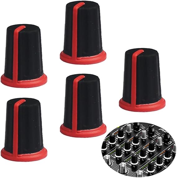 5pcs EQ Rotary Knob Replacement Equalizer Potentiometer Fader Knobs Push Rod Cap for DJ Controller Mixer Console Pioneer DJM700 750 800 850 900NEXUS 900SRT 900NXS2 2000 XDJRX RX2 RX3 XZ(REe)