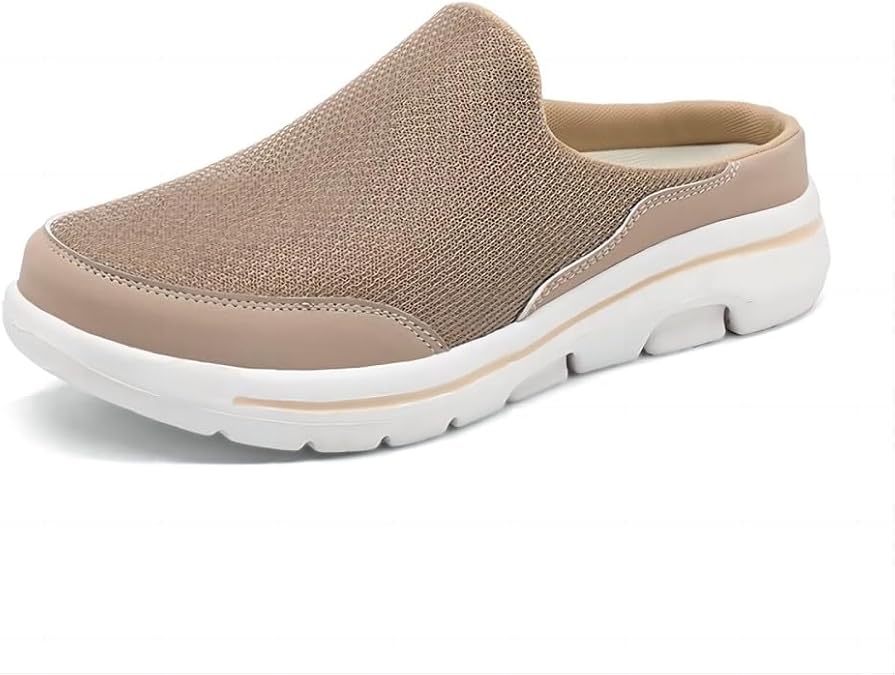Mens Casual Mesh Shoes Breathable Comfortable Slip-On for Walking Mules Clogs Backless Outdoor Lightweight Slippers