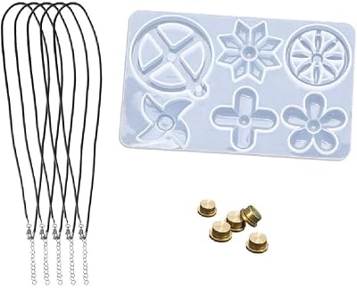 Anxiety Spinner Pendant Resin Mold Jewelry Casting Mold DIY Craft Mould Necklace Casting Resin molds for Thin Rings
