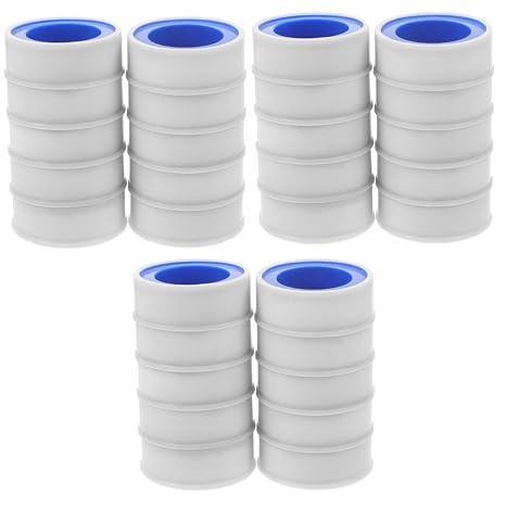 SHINEOFI 3sets Ptfe Plumbers Tape Extra Strong Industrial Thread Seal Tape for Water and Faucet Sealing Durable Leak for Plumbing and Thread Connections 10rolls*3