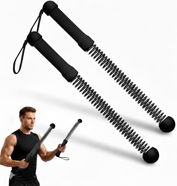Weighted Ropeless Battle Ropes (2-Pack),Portable Cordless Battle Ropes for Home Gym,arm Exerciser Rope,Workout Rope for Strength Building,Low-Impact Aerobic Training and HIIT for Fitness Enthusiasts.