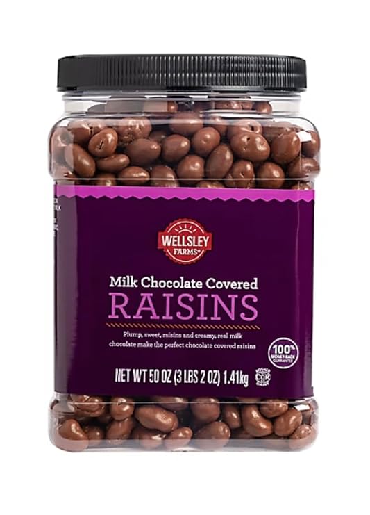 Wellsley Farms Milk Chocolate Covered Raisins, 50 oz.