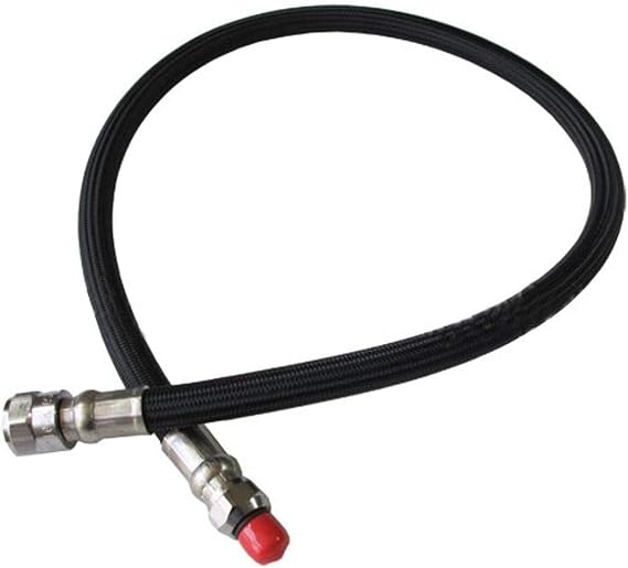 Scuba Choice 27" Nylon Braided Low Pressure Regulator Hose Durable, Lightweight, Abrasion-Resistant, Snag-Proof, 65% Lighter Than Rubber Coated Hoses, Easy to Connect