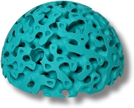 REEFSHAPE Aquarium Dome Coral Frag Stand | Coral Reef Replica Frag Stand Base for Growing Coral | Displays Multiple Frags | Made in USA (Aqua Teal)