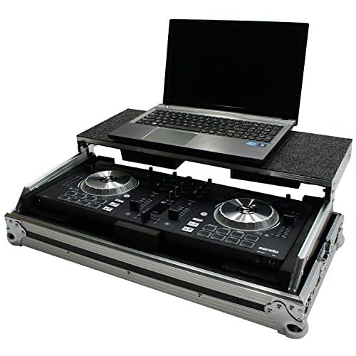 Harmony Audio HCMIXTRACKPRO3LT Flight Glide Laptop Stand DJ Case Compatible with Mixtrack Platinum