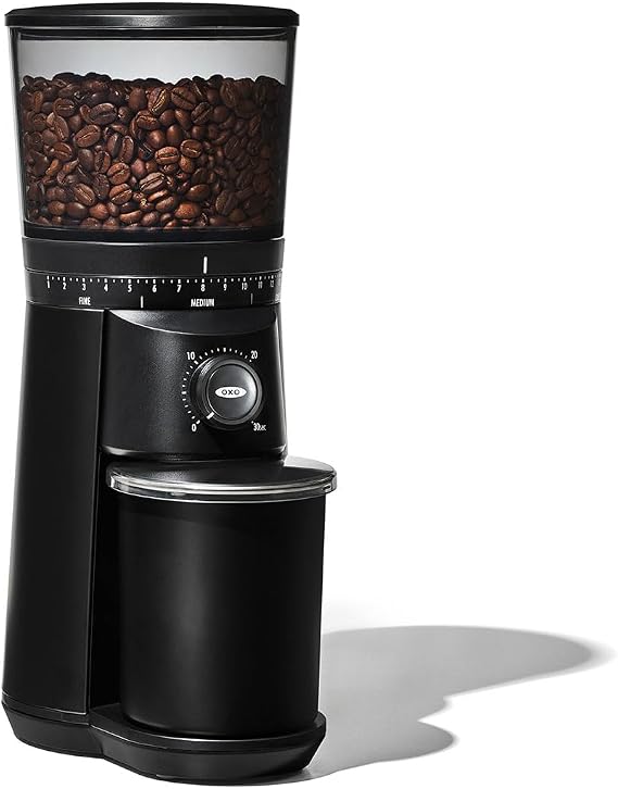 OXO Brew Conical Burr Electric Coffee Bean Grinder - 12 Oz, Silver
