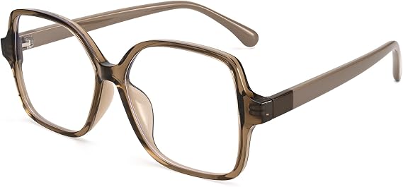 Dollger Oversized Blue Light Blocking Glasses Women Men Square Fashion Cute