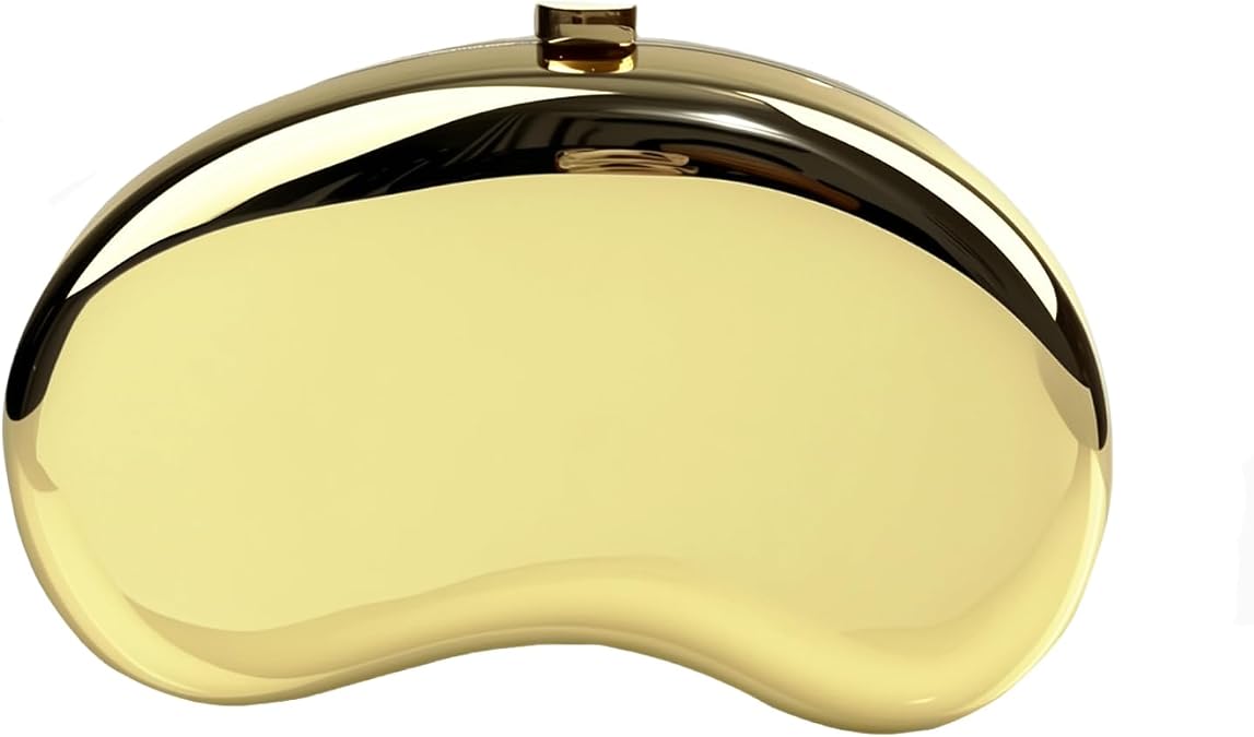 Shiny Metallic Acrylic Clutch Purses For Women Wedding Handbag Evening Clutch Shell Purse