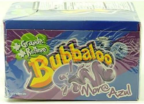 Bubbaloo, Chewing Gum Mora Azul Blue Berry Sour, Count 50 - Gum  Grab Varieties & Flavors