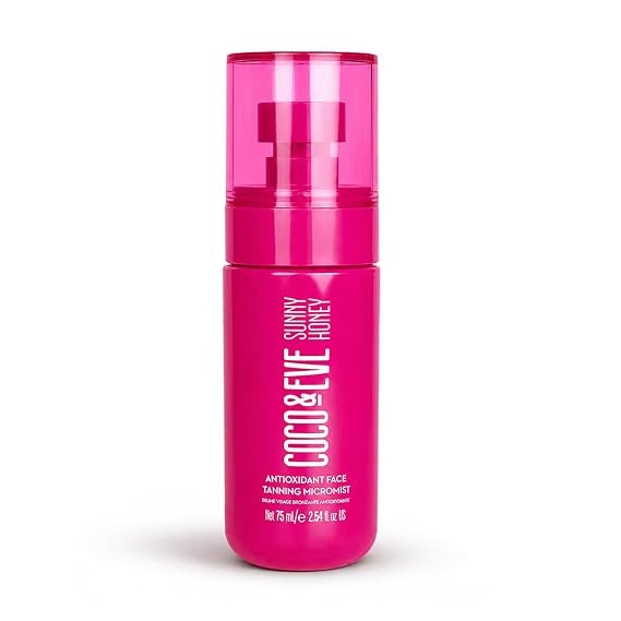 Coco & Eve Face Tanning Micromist - Self Tanner Mist for Face - 2.54 fl oz