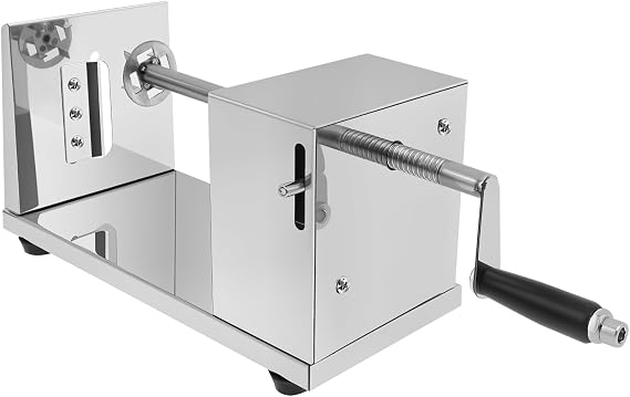 Tornado Potato Spiral Cutter, Manual Stainless Steel Twisted Potato Slicer, Spiral Cutter for Potatoes, Carrots, Cucumbers