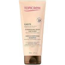 Topicrem KARITE Gentle Fortifying Shampoo Curly, Strengthening Shampoo for Wavy Hair 200ml