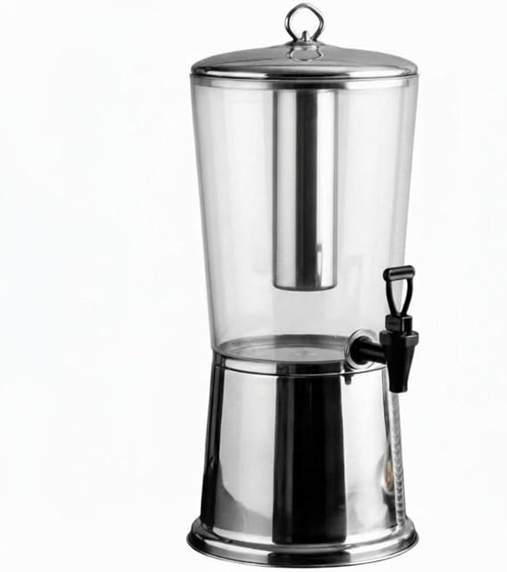 Commercial Cold Drink Dispenser Large Capacity Stainless Steel Juice Dispenser Leak-Resistant for Cafe, Hotel