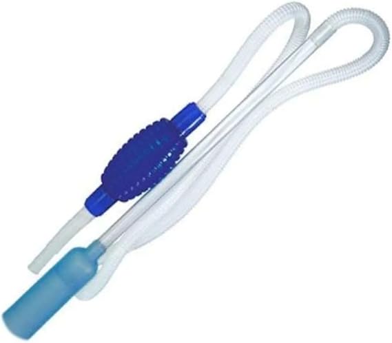 Busstier Aquarium Bottom Shooting Siphon - 140 cm Aquarium Pump and Water Drain Apparatus